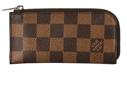 Louis Vuitton Key Pouch, &pound;175, Accessories, Brown, Canvas, Front view